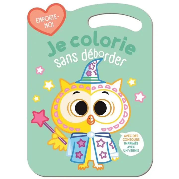 Le hibou 3+ - Je colorie sans déborder